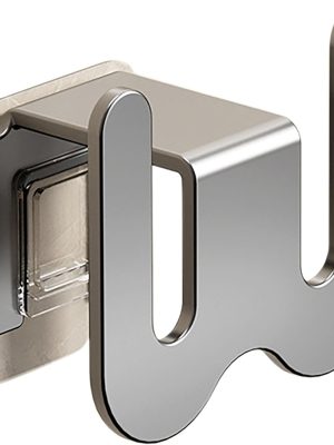 Gray Slipper Rack, 3 Inch x 2 Inch Aluminium No Punching Hole Slipper Holder for Hanging Slipper, Making Your Room Tidy, Used for Bedroom and Bathroom (Gray)